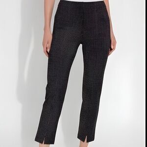 LYSSE Wisteria ankle printed pant black size XXL stitch fix nwt